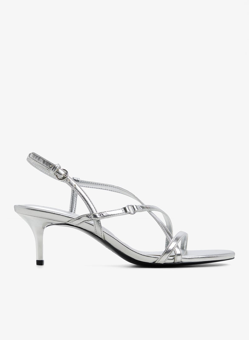 ALDO Olivie Sling Back Mid Heel Sandals - Image 1